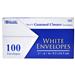 Wholesale Envelopes - Gummed - White - Office - Bazic (24/100 CT)