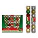 Wholesale Christmas Ball Ornaments 60MM Assorted Styles In PVC Tube Assorted Display (36/7 PK)