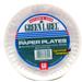 Green Label White Paper Plate 6"