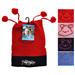 Kids Hat Emb Bear W/ball Tassels Asst Clrs