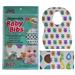 Wholesale Disposable Baby Bibs with Pockets Assorted (24/6 CT)