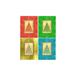 Wholesale Large Glitter Christmas Bag 4 Assorted 940 Series (12/1 CT)