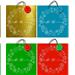 Wholesale Jumbo Glitter Christmas Bag 4 Assorted 980 Series (12/1 CT)