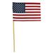 Wholesale US Flag 4" X 6" Cotton Stick Flag (144/1 CT)