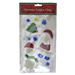 Wholesale Christmas Glittery Window Gel Clings Assorted (12/1 CT)