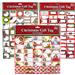 Christmas Gift Tag STICKERS Assorted Size Sheets
