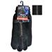 Wholesale Mens Suede Leather Gloves with Knit Wrist Assorted Colors (12/1 PR)