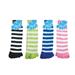 Toe SOCKS Adult 2 Tone Striped Assorted