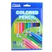 Wholesale Colored Pencils in Peggable Box Assorted 18-Pack (12/18 PK)