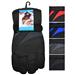 Wholesale Men's Premium Ski Gloves Velcro Wrist Assorted Colors (12/1 PR)