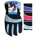 Wholesale Ladies Premium Ski Gloves Velcro Wrist Assorted Colors (12/1 PR)