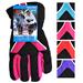 Wholesale Kid's Premium Ski Gloves Velcro Wrist Assorted Colors (12/1 PR)