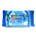 Wholesale Babyish Premium Spun Lace Baby Wipes Blue with Vitamin E and Aloe (24/80 CT)
