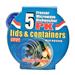 Wholesale Fresh Seal Plastic Storage Containers w/ Lids -11oz Round (24/5 CT)
