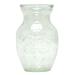 Wholesale Vase Clear Embossed Designed Glass 5.91"x7.87" (24/1 CT)