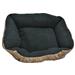 Wholesale Small Rectangle Pet Bed 14"x19"x7" With Sides Assorted Patterns (12/1 CT)
