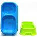 Wholesale Large Pet Bowl Double Diner 12"x6" Assorted Colors (48/1 CT)