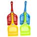 Wholesale Plastic Slotted Litter Scoop 13"x6" Assorted Colors (48/1 CT)