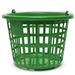 Wholesale Round Basket with Handle Assorted Colors 11"x8" (48/1 CT)