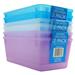 Wholesale Drawer Organizers 2-Pack 8"x4"x2.75" Pastel Colors in PDQ (48/2 CT)