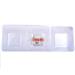 Wholesale 3 Compartment Dip & Chip 16x6x1.7" Clear Styrene (48/1 CT)
