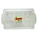 Wholesale Rectangular Platter 13.8" x 10.6" x 1.3" Clear Styrene (48/1 CT)
