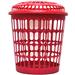 Wholesale Heavy Duty Plastic Laundry Basket w/Lid Approximately 14.5"H (12/2 PC)