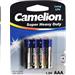 Wholesale Camelion Super Heavy Duty "AAA" Battery Blister Card 4 pack (12/4 PK)