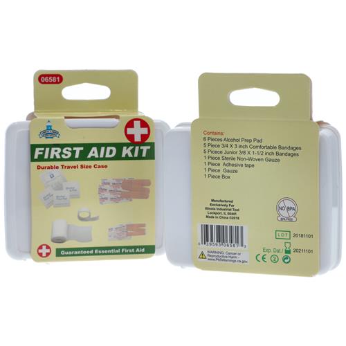 Wholesale FIRST AID KIT IN PLASTIC CASE Image 5