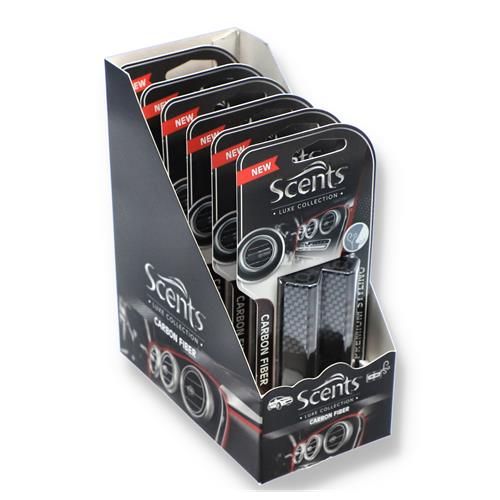 Wholesale z2pk VENT CLIP SCENTS CARBON FIBER GLW