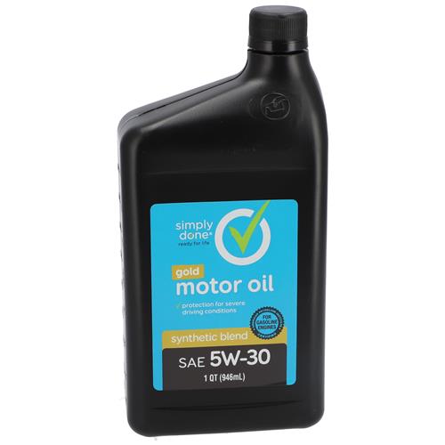 Wholesale Z1QT SIMPLY DONE SYNTHETIC BLEND 5W30 MOTOR OIL