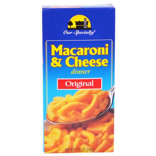 Wholesale Our Specialty Macaroni & Cheese Dinner Box Expires 5/2015