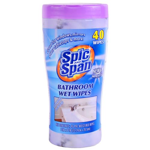 Wholesale Spic & Span Bathroom Wet Wipes 6""""x8"""" Lavender S GLW