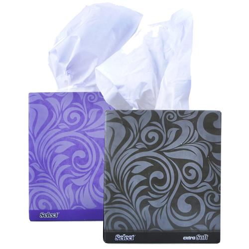 Wholesale Select Cube White Facial Tissue 2 Ply 80 CT