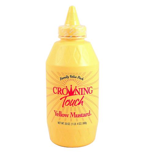 Wholesale Crowning Touch Yellow Mustard Squeeze Bottle