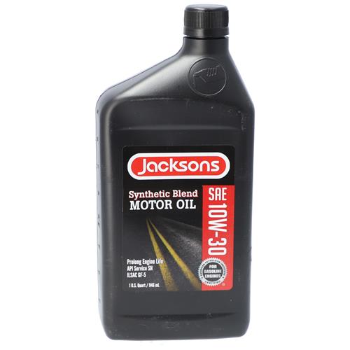 Wholesale Z1QT JACKSONS 10W30 SYNTHETIC BLEND MOTOR OIL
