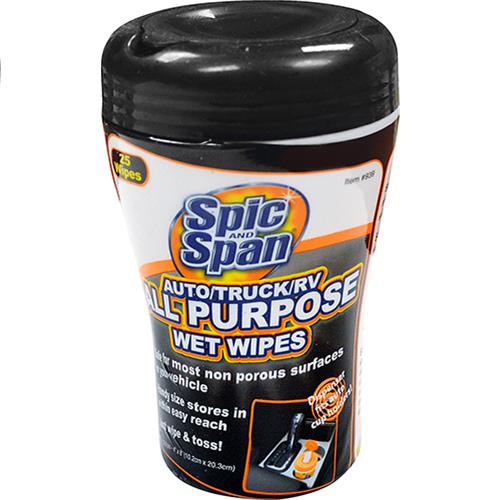 Wholesale Auto All Purpose Wet Wipes - Spic and Span
