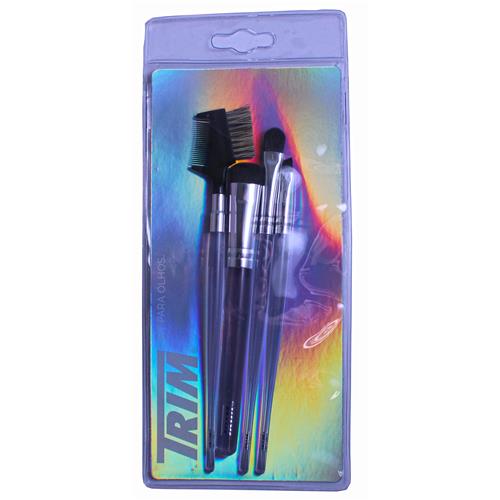 Wholesale Z4PC TOTAL EYE COSMETIC BRUSH SET TRIM SP ONLY