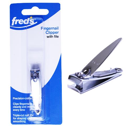 Wholesale ZFINGERNAIL CLIPPER WITH FILE FREDS 1-25FR