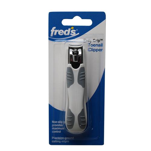 Wholesale ZTOENAIL CLIPPERS EASY GRIP GREY & WHITE FREDS 7-61FR