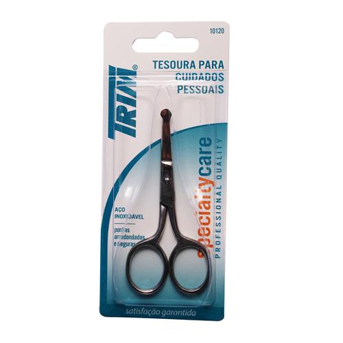 Wholesale Z3.5"" STAINLESS SAFETY SCISSORS #10120 TRIM SPANISH PACKAGING