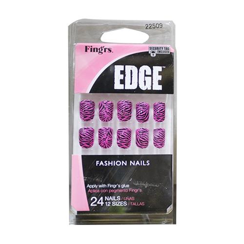 Wholesale Z24CT FASION NAILS PINK ZEBRA