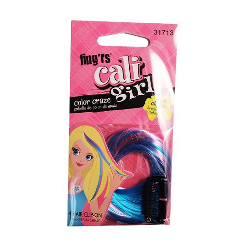 Wholesale CALI GIRL HAIR CLIP ON PINK & BLUE