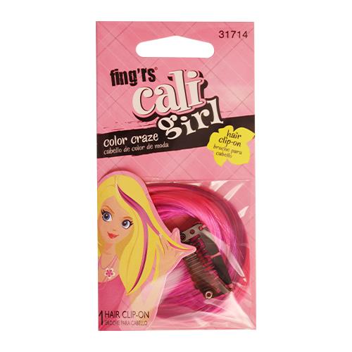 Wholesale CALI GIRL HAIR CLIP ON PINK & PURPLE
