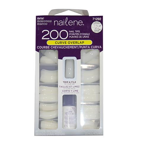 Wholesale Z200CT NAILENE CURVE OVERLAP NAIL TIPS KIT ENG/FR/SP GLW