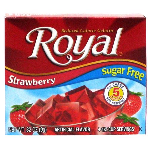 Wholesale Royal Sugar Free Gelatin Strawberry