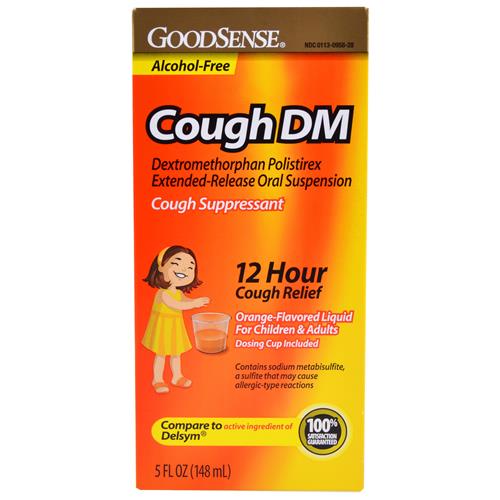 Wholesale Good Sense Cough 12 HR Orange Child (Delsym Cough)