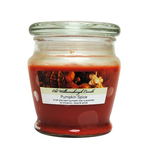 Wholesale Old Williamsburgh Candle Tapered Jar Candle Pumpk GLW