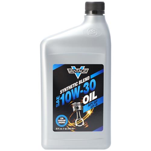 Wholesale Z1QT VANTAGE SYNTHETIC BLEND 10W30 MOTOR OIL