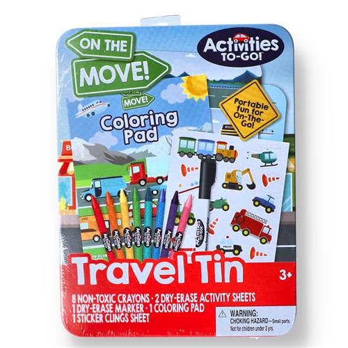 Wholesale ON THE MOVE ACTIVITIES-TO-GO TRAVEL TIN